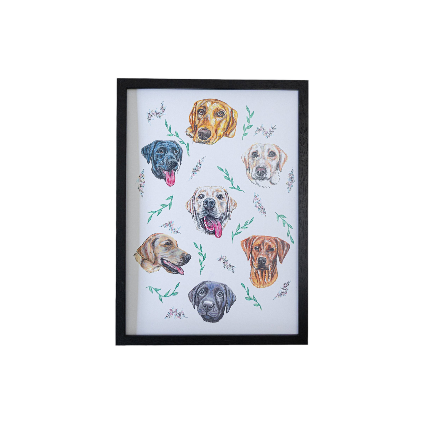 Labrador Dizzign Print A4