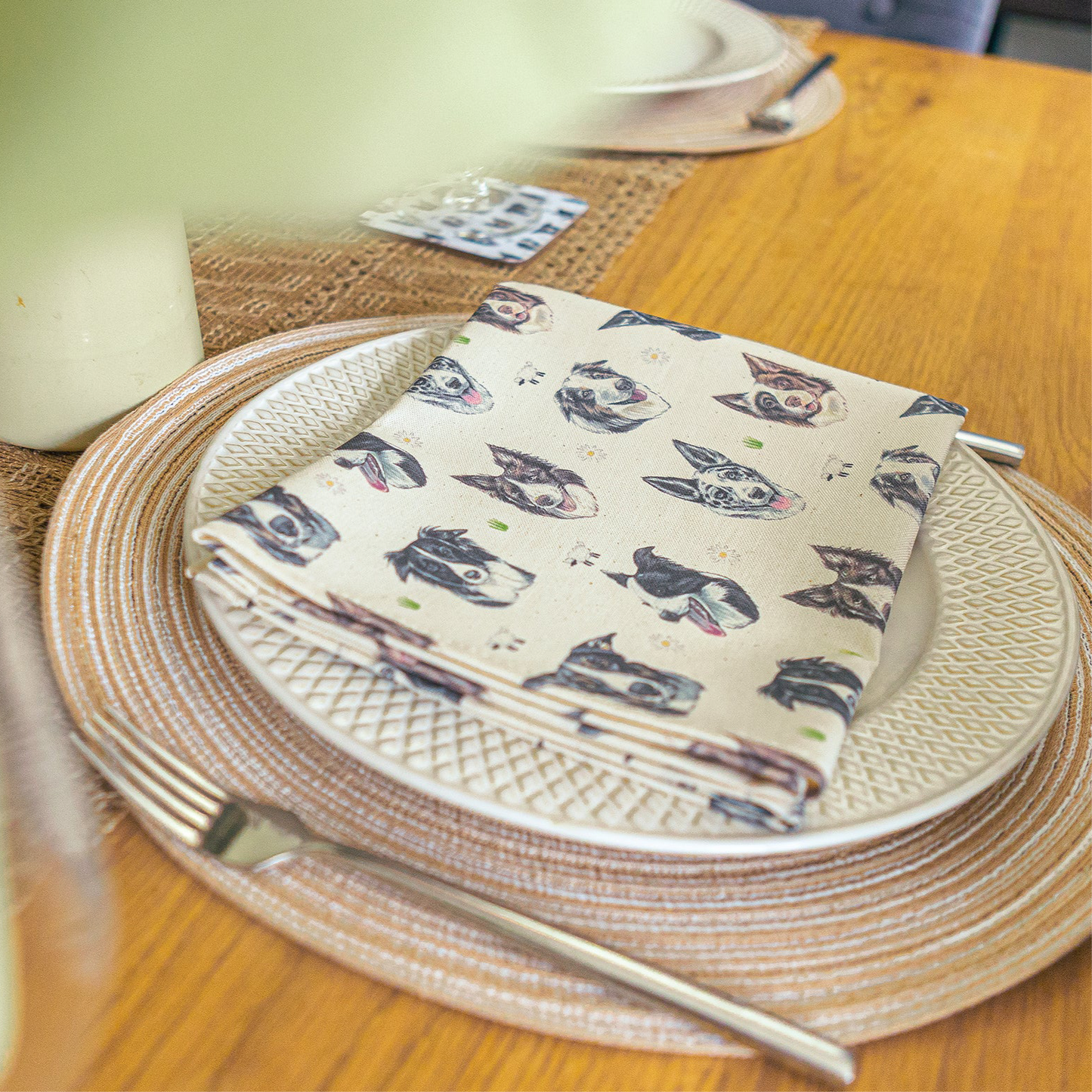 Collie Teatowel