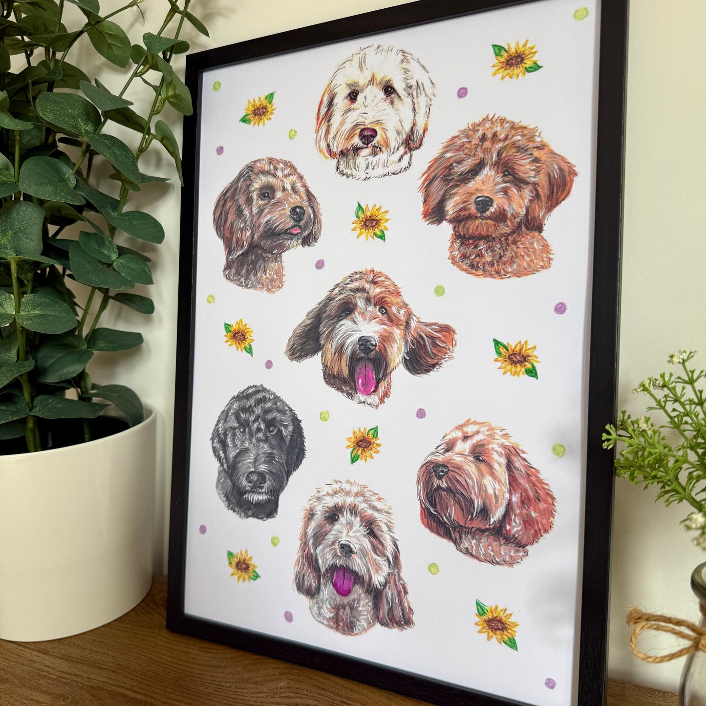 Cockapoo Dizzign Print A3
