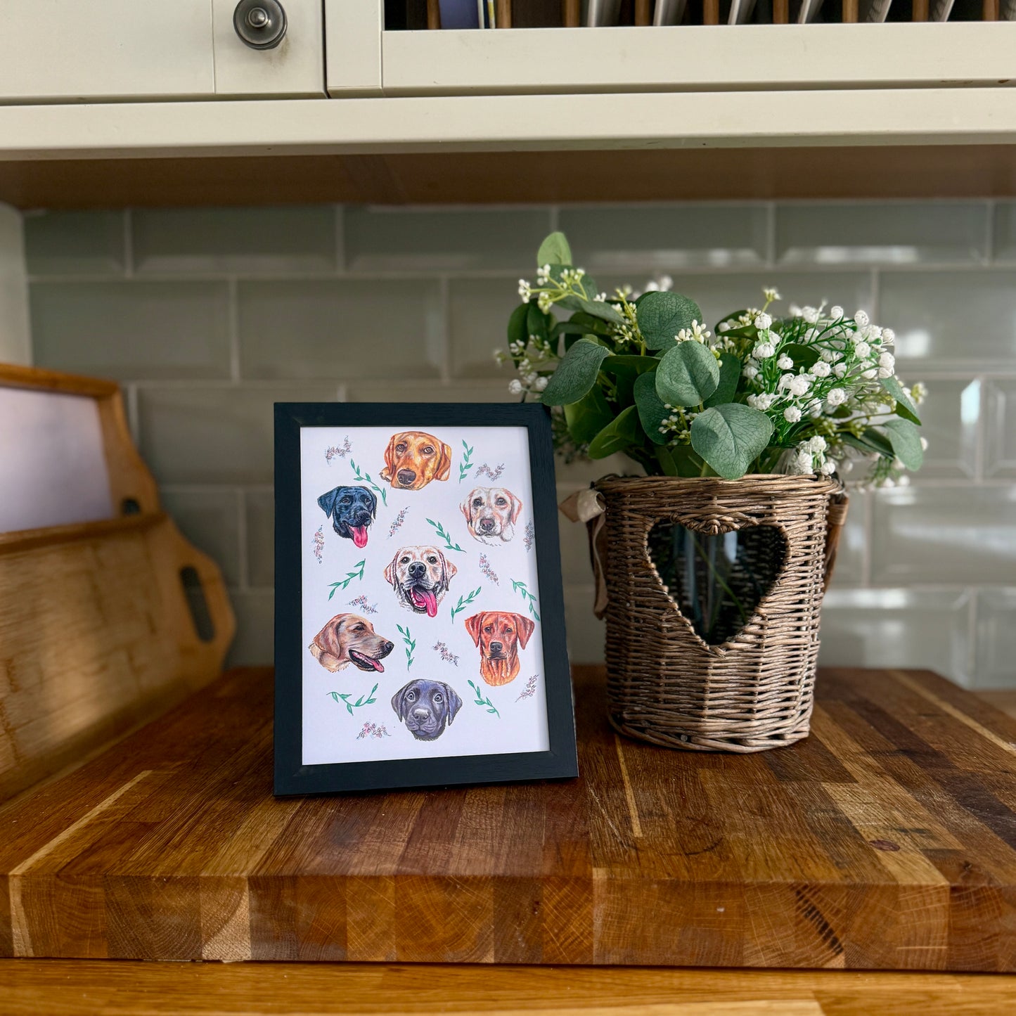 Labrador Dizzign Print A5