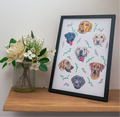 Labrador Dizzign Print A4