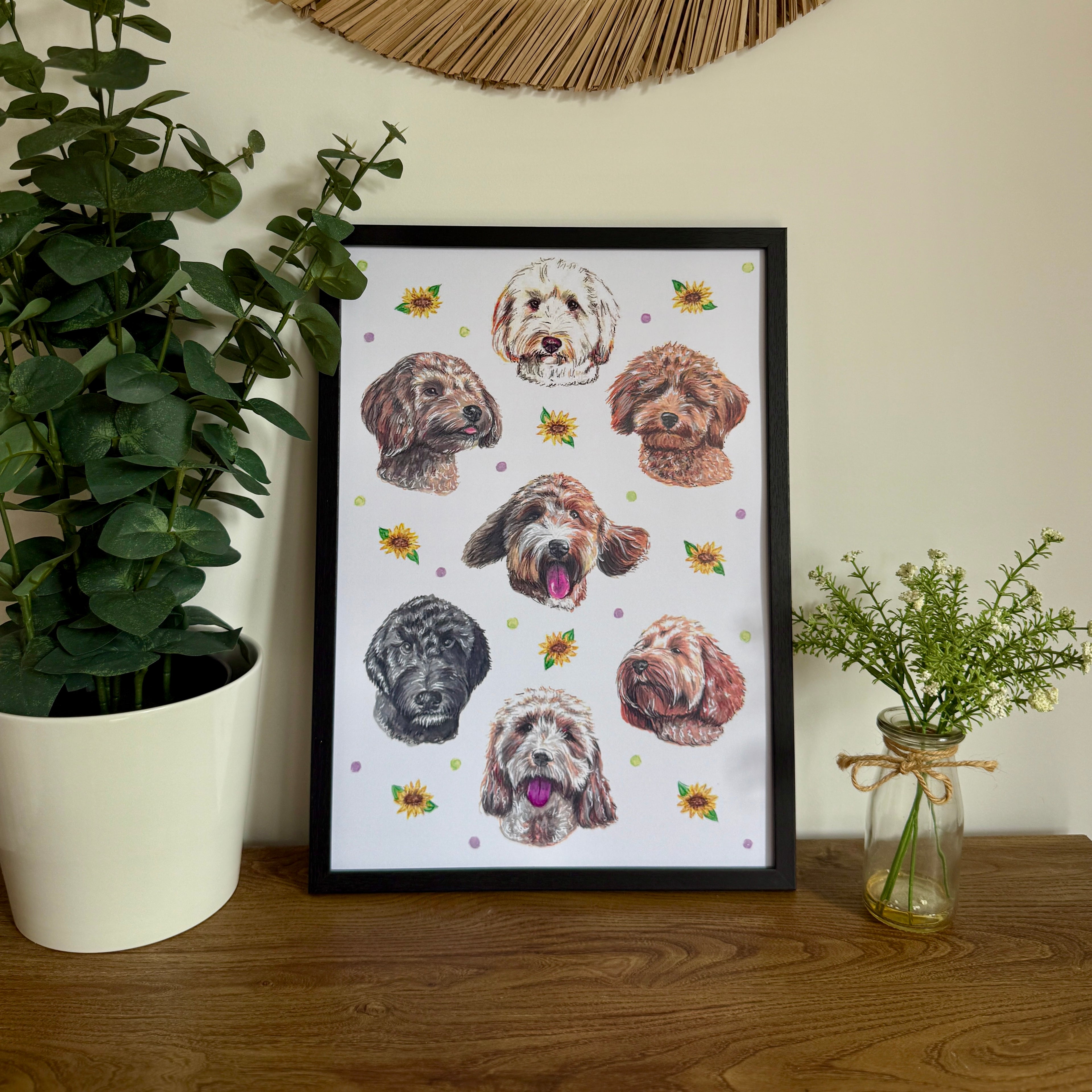 Cockapoo Dizzign Print A3