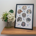 Spaniel Dizzign Print A4