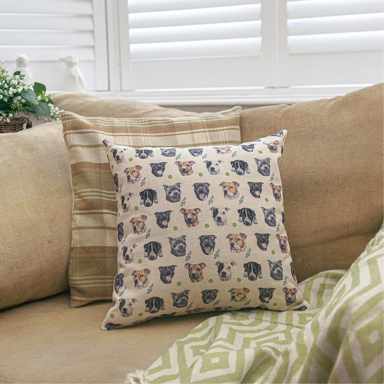 Staffy Cushion