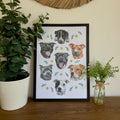 Staffy Dizzign Print A3