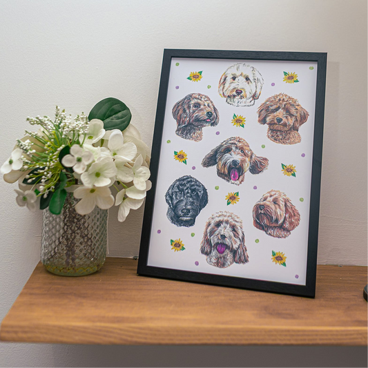 Cockapoo Dizzign Print A4